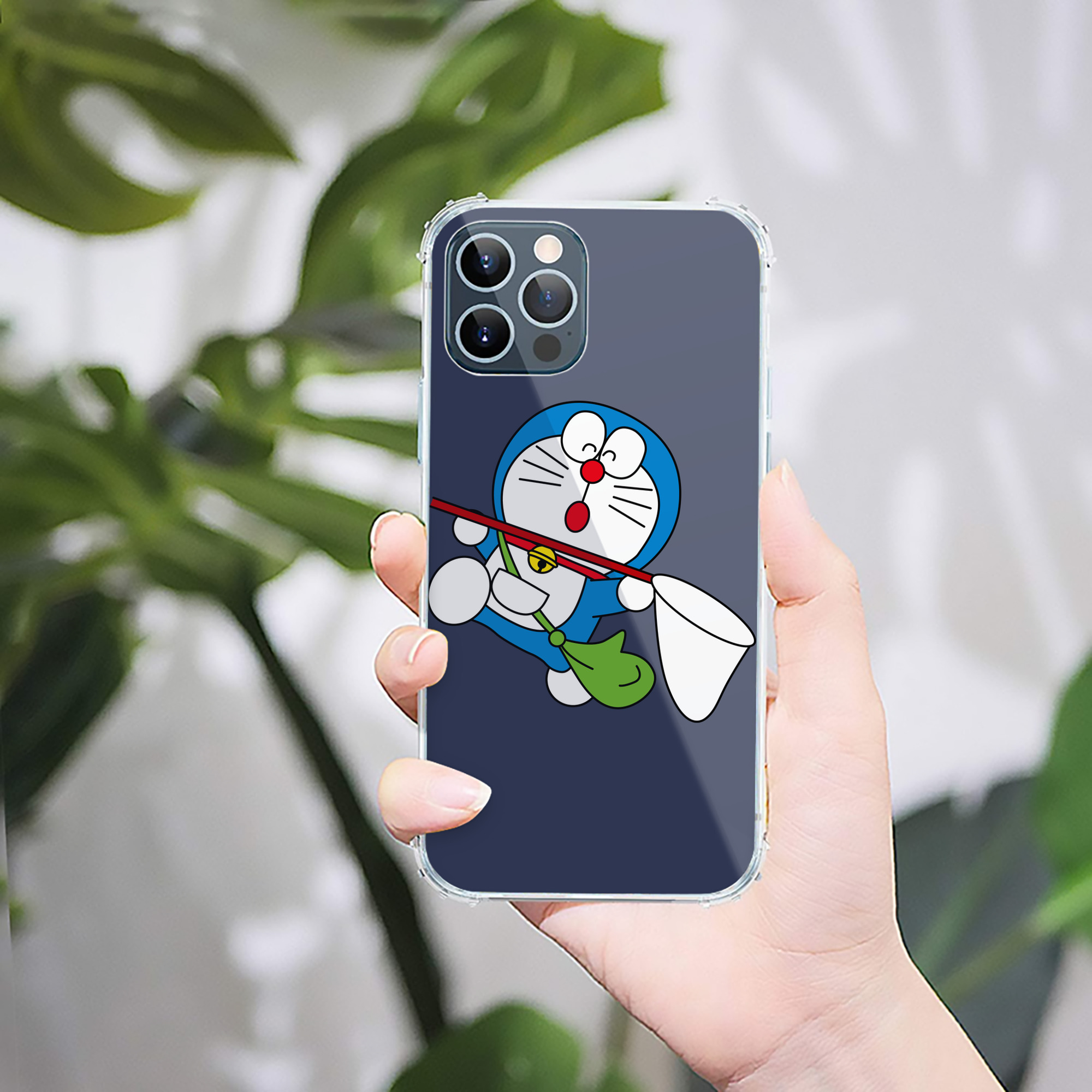 （画像用） ドラえもん Doraemon 【iPhone 12シリーズ対応】透明スマホケース（クリアソフトケース）